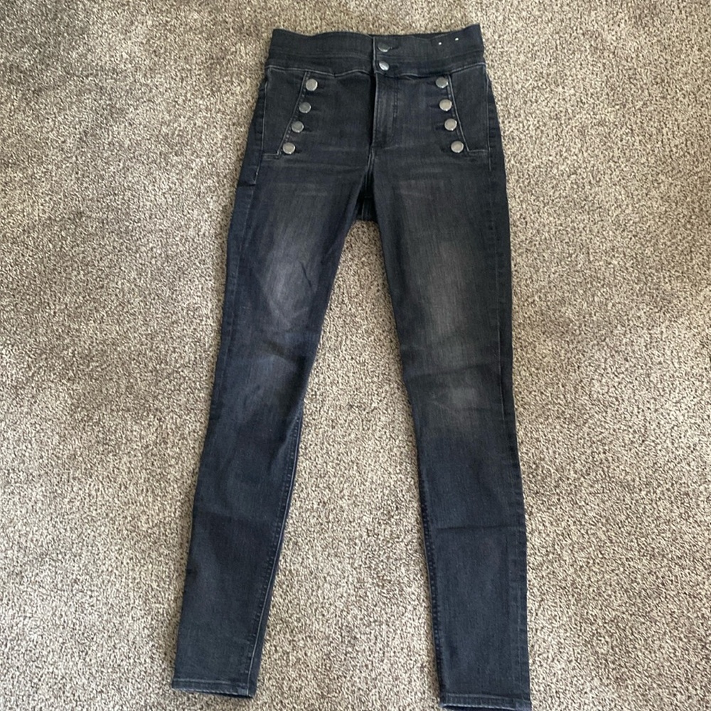 Express - High waisted stretch skinny leg jeans